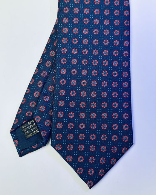 SARTORIAL TIE BLU-RED